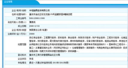 2014年全國(guó)非融資性擔(dān)保機(jī)構(gòu)等級(jí)認(rèn)定單位公示